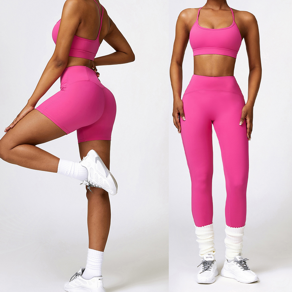 Nueva impresión digital Tie Dye Hip Upset Yoga Set Sujetador deportivo para mujer Running Fitness Pants Mujer