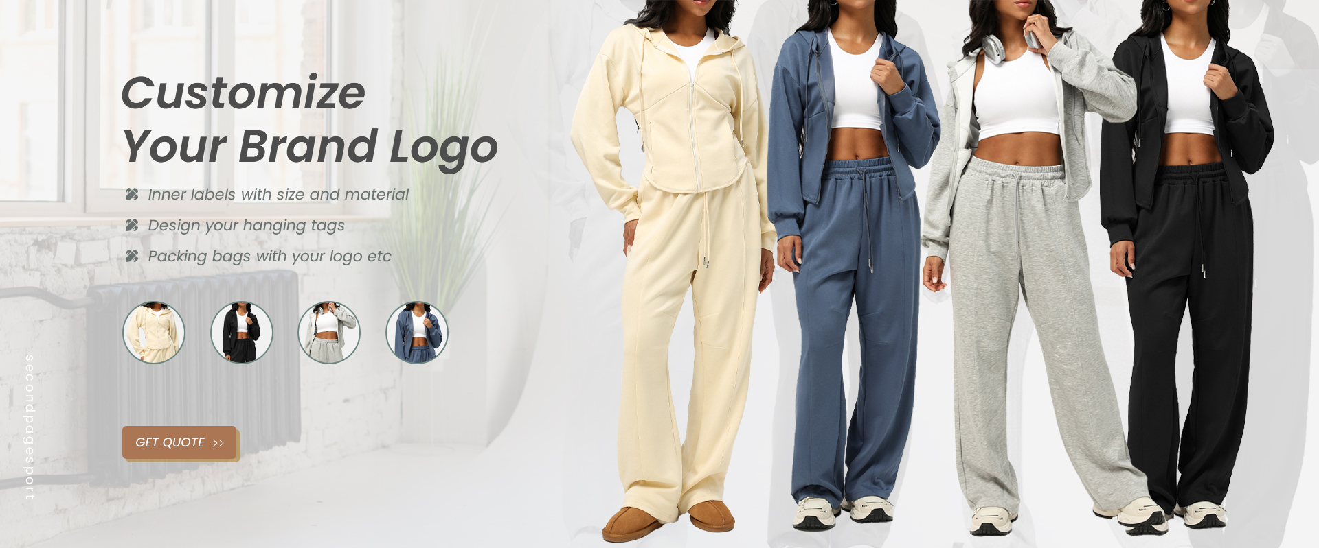 Yoga/gym/sports wear manufacturer